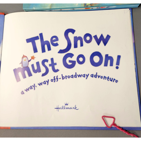Hallmark Holiday Books Lot Rex Snows Way Grandma's Snow Must Go On Snow Place - Picture 13 of 16
